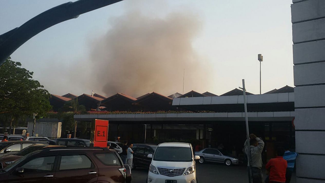 Foto Bandara Soekarno-Hatta Terbakar, Ini Permintaan DPR