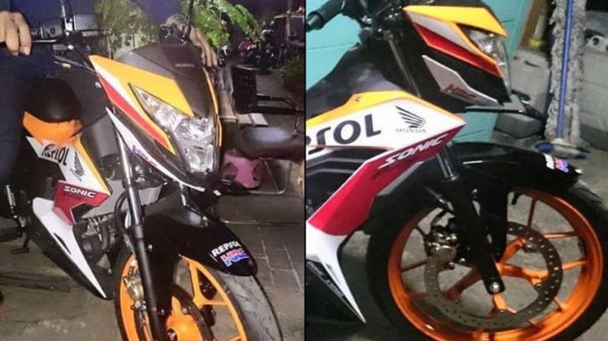 Honda Sonic 150 edisi Repsol