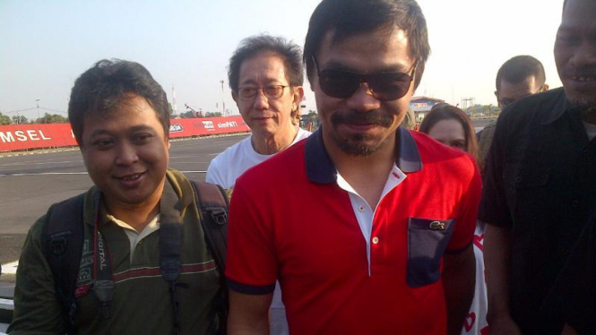 Petinju legendaris Filipina, Manny Pacquiao tiba di Semarang