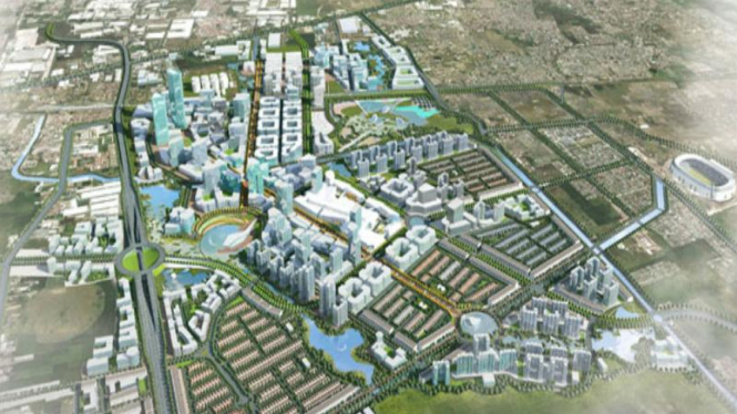 Desain proyek Bandung technopolis