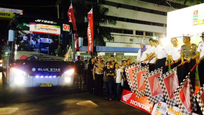 PT Astra Honda Motor (AHM) menggelar program mudik bareng.