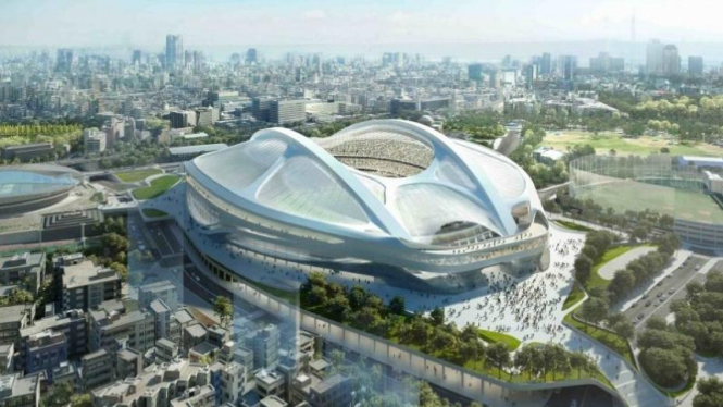 Stadion Nasional Jepang untuk Olimpiade 2020 yang batal.