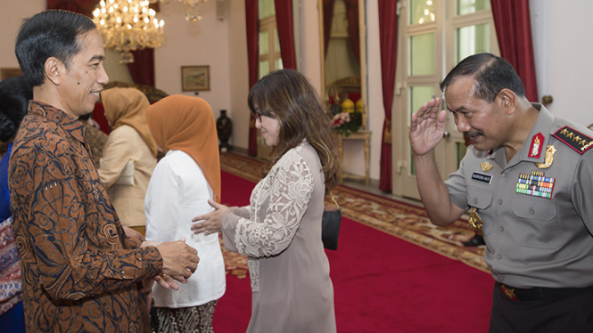 Presiden Jokowi Silahturahmi Idul Fitri