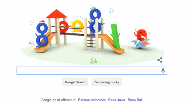 Google edisi Hari Anak Nasional