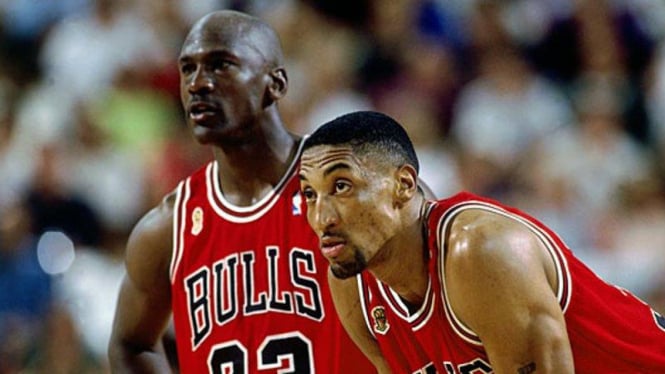 Michael Jordan dan Scottie Pippen