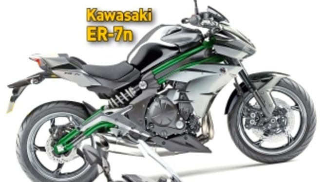 Sketsa desain Kawasaki ER 7n.