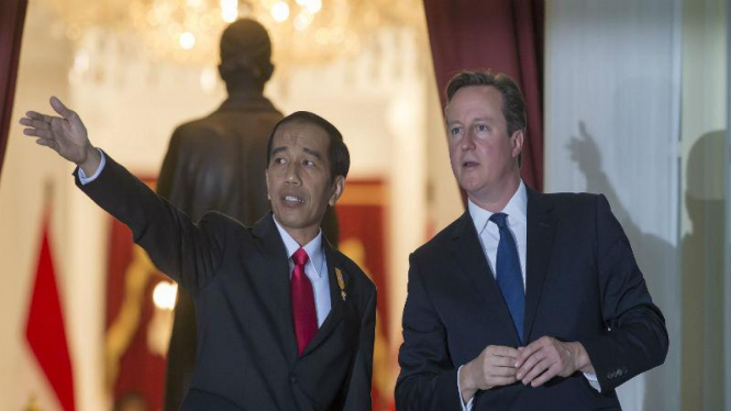 Presiden Jokowi dan PM Inggris David Cameron