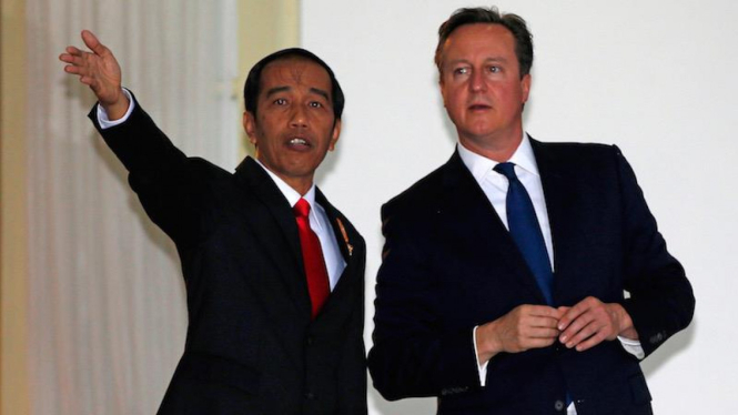 Presiden Joko Widodo PM Inggris David Cameron