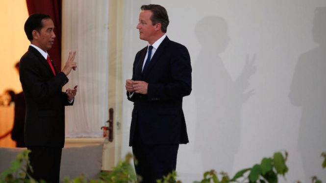 Presiden Joko Widodo PM Inggris David Cameron