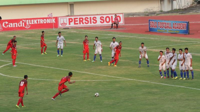 Leg kedua final Piala Kapolda Jawa Tengah.