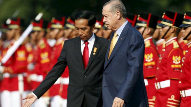 Presiden Turki Recep Tayyip Erdogan Presiden Joko Widodo Jokowi