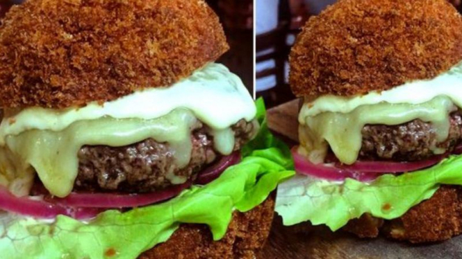 Burger Scotch Egg, khas Skotlandia