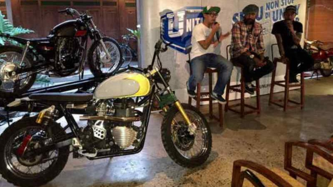 Workshop Unity Pitstop seputar dunia custom sepeda motor.