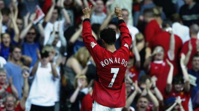Cristiano Ronaldo usai debut di Manchester United