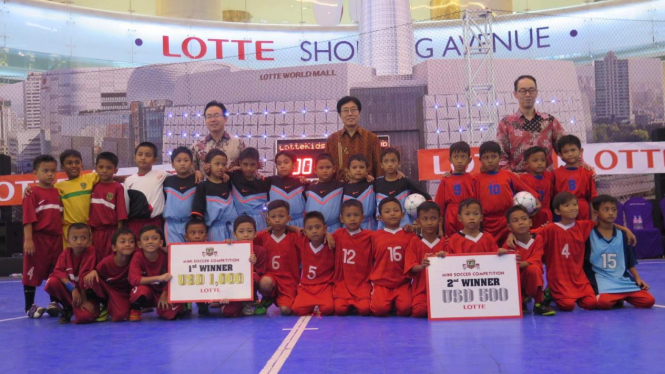 Para pemenang Lotte Kids FC
