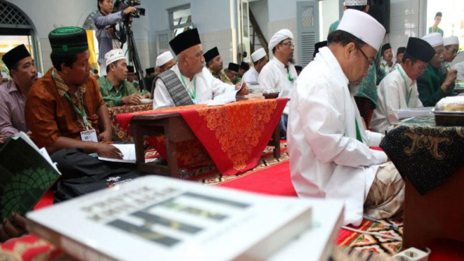 Sidang komisi bahtsul masail di Muktamar NU