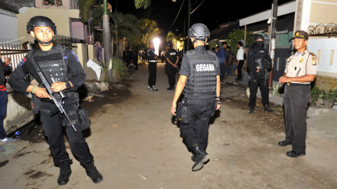 Ledakan Diduga Bom Rakitan Makassar