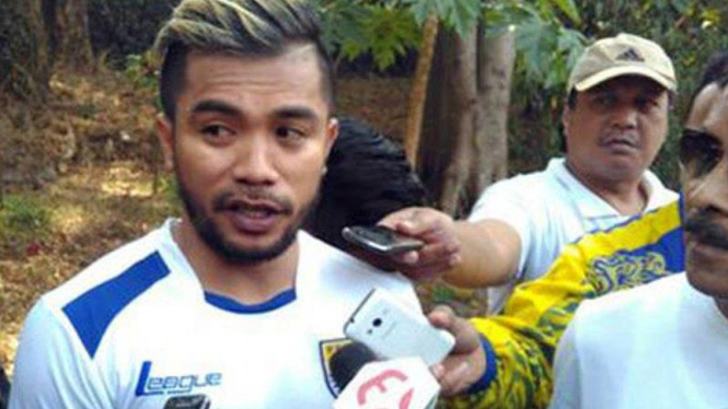 Zulham Zamrun saat baru gabung Persib Bandung