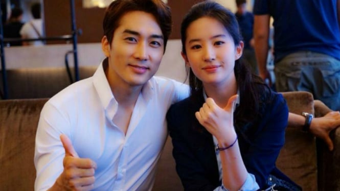 Song Seung Heon dan Liu Yifei