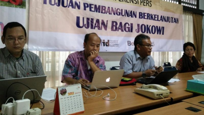 Konferensi Pers SDGs di Jakarta