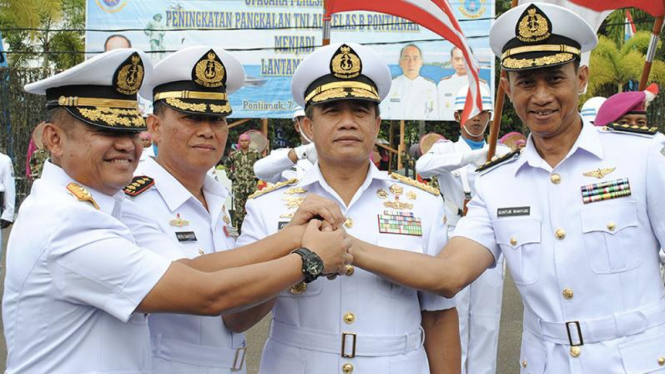 Pangkalan TNI AL di Kawasan Perbatasan Malaysia Naik Status