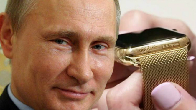 Jam tangan Apple versi Vladimir Putin