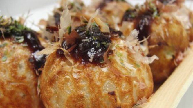 Takoyaki.