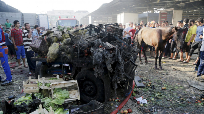 serangan bom di pasar baghdad