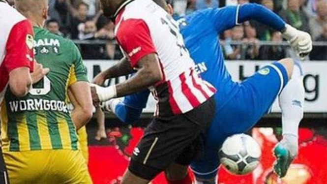 Kipe Den Haag, Martin Hansen cetak gol dengan tumit