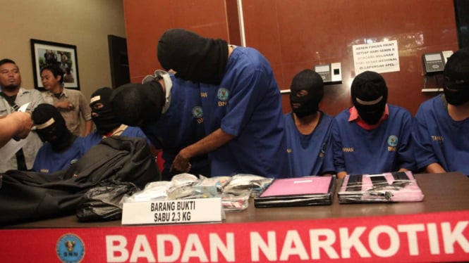 BNN Amankan 2,3 Kg Sabu Jaringan Internasional