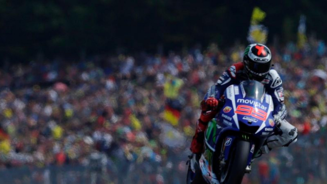 Pembalap Tim Yamaha, Jorge Lorenzo