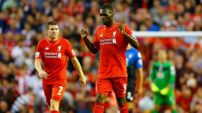 Penyerang Liverpool, Christian Benteke.