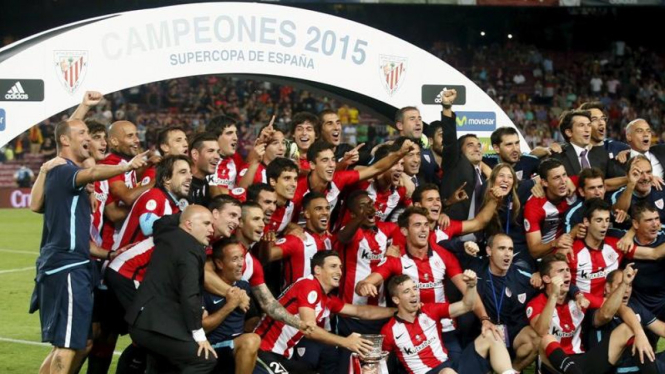 Athletic Bilabo juara Piala Super Spanyol 2015