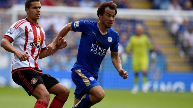 Penyerang Leicester City, Shinji Okazaki