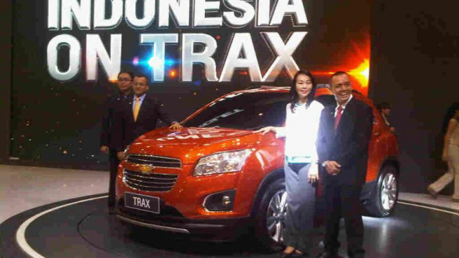 Peluncuran Chevrolet Trax di GIIAS 2015.