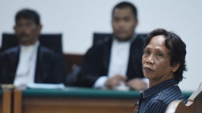 Mandra Naih di sidang Pengadilan Tipikor