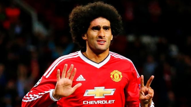 Pemain Manchester United, Marouane Fellaini.