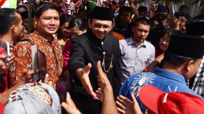 Gubernur DKI Jakarta Basuki Tjahaja Purnama Ahok Lebaran Betawi