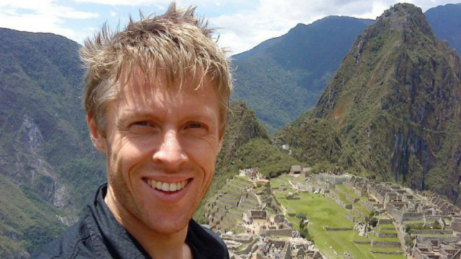 Gunnar Gafors di Machu Picchu