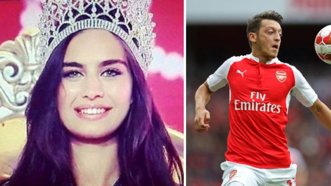 Amine Gulse diisukan berkencan dengan bintang Arsenal Mesut Ozil