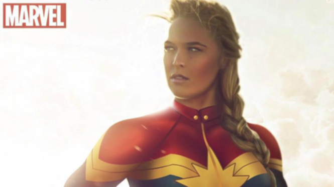 Ronda Rausey sebagai Captain Marvel