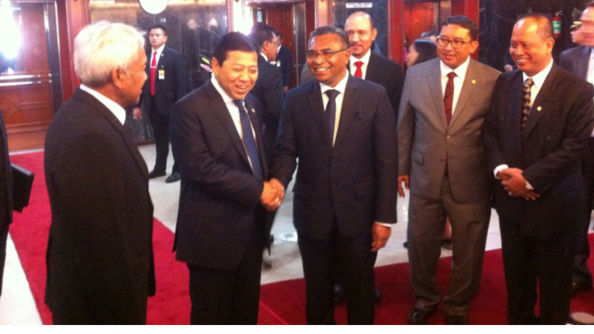 Ketua DPR RI Setya Novanto menerima kunjungan Perdana Menteri Timor Leste 