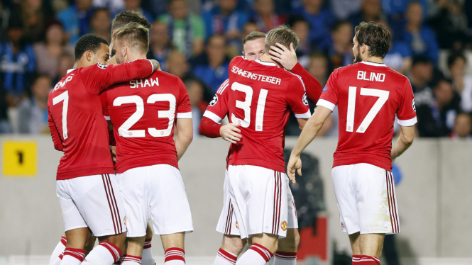 Manchester United Hancurkan Club Brugge