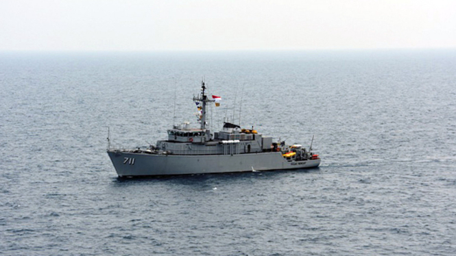 Ilustrasi: Kapal perang TNI AL