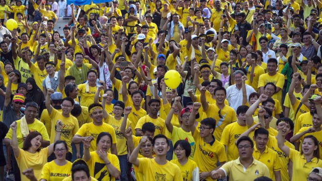 Demonstrasi gerakan Bersih Malaysia 4.0 di Kuala Lumpur