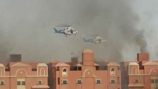Kondisi apartemen yang dihuni karyawan Saudi Aramco