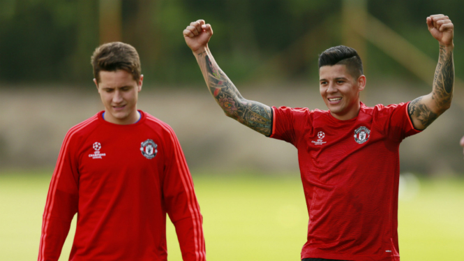 Ander Herrera dan Marcos Rojo