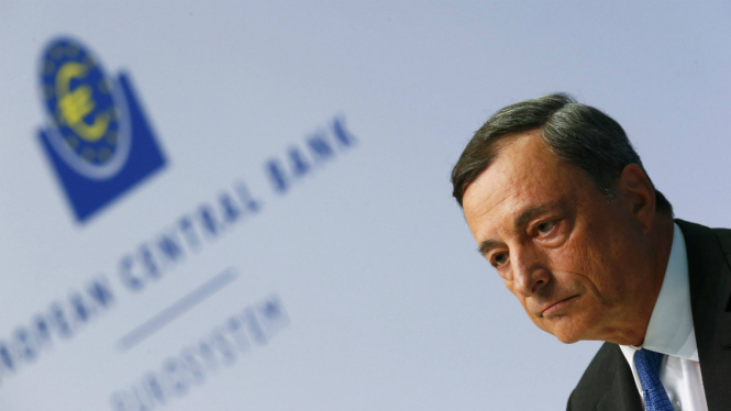 Presiden Bank Sentral Eropa (ECB) Mario Draghi