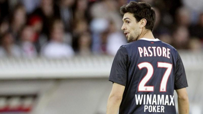 Gelandang Paris Saint-Germain (PSG), Javier Pastore
