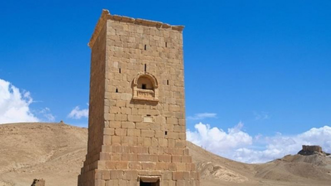 Menara Elhbel, makam di kota kuno Palmyra, Suriah